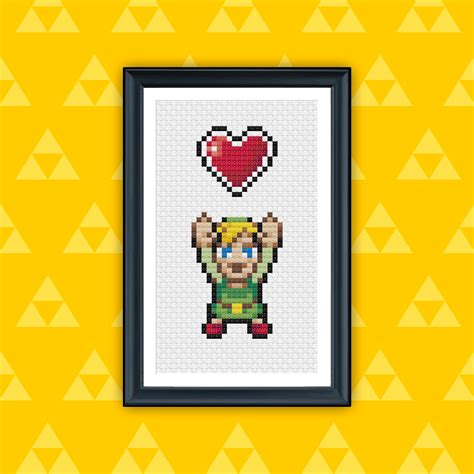 The Legend Of Zelda Minish Cap Stained Glass PDF Cross Stitch Pattern ...