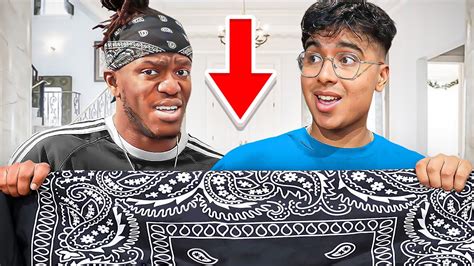 I Made KSI A Giant Bandana For His Forehead - YouTube