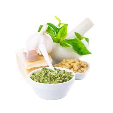 Pesto Sauce Ingredients Garlic, Herb, Isolated, Dish PNG Transparent ...