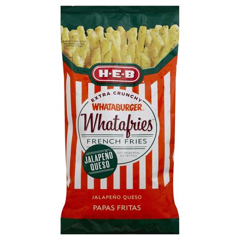 H-E-B Whataburger Whatafries French Fries, Jalapeno Queso - Shop Chips at H-E-B