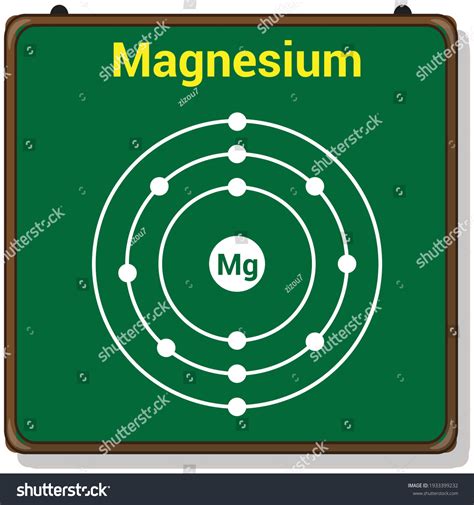 Bohr Model Magnesium Atom Electron Structure Stock Vector (Royalty Free) 1933399232 | Shutterstock