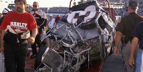 Nascar Crash, Nascar Race Cars, Nascar Drivers, Dale Earnhardt Death ...