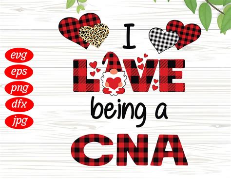 I Love Being A CNA Svg Certified Nursing Assistant Svg | Etsy