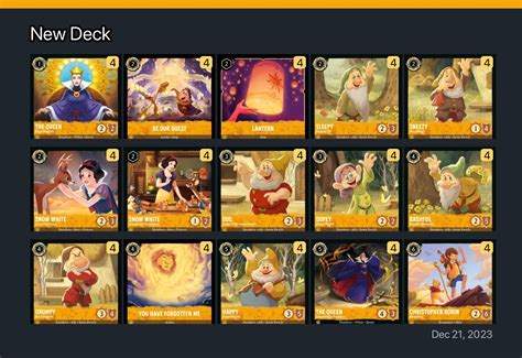 New Deck Lorcana Deck • Lorcana.GG