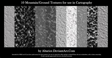 Free Mountain Textures for Cartography by Altarior on DeviantArt