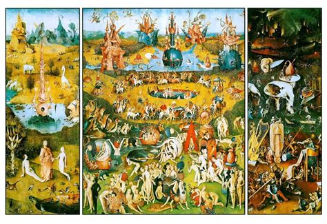 Hieronymus Bosch Garden of Earthly Delights Art Poster Print Poster ...