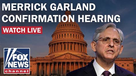 Senate holds Merrick Garland's confirmation hearing - YouTube