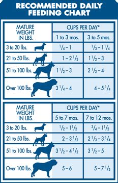 Blue Buffalo Wilderness Large Breed Puppy Feeding Chart - Chart Walls