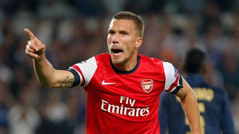 Lukas Podolski admits he would rather play as a central striker for Arsenal | Football News ...