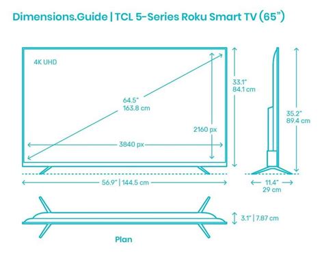 65-Inch TV Dimensions (with Photos) | Upgradedhome.com