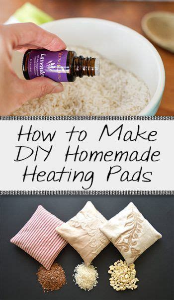 How to Make DIY Homemade Heating Pads - Organization Junkie | Homemade heating pad, Diy heating ...