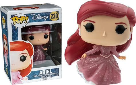 Ariel Pink Glitter Gown Funko Pop! | The Little Mermaid Vinyl Figure | Popcultcha | Disney pop ...