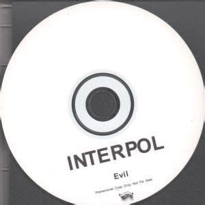 Interpol Evil Vinyl Records and CDs For Sale | MusicStack