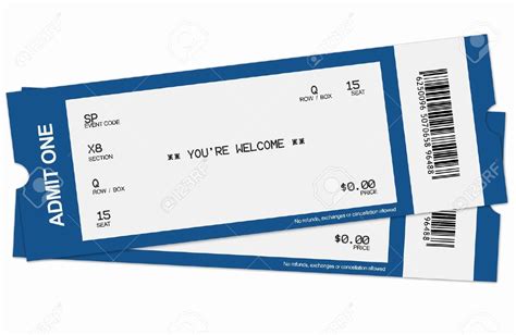 Customizable Concert Ticket Template