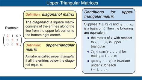 Upper Triangular Matrices - YouTube