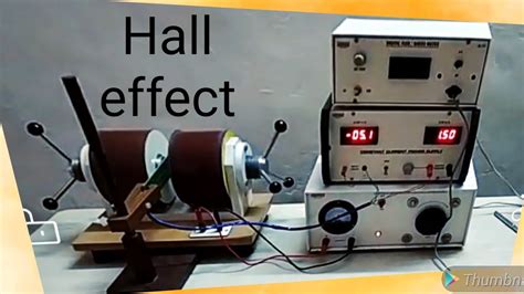 Hall effect experiment (hindi) - YouTube