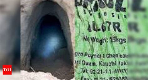 150m cross-border tunnel unearthed in J&K | India News - Times of India