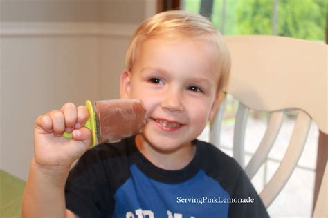 Serving Pink Lemonade: Healthy Fudgsicles!