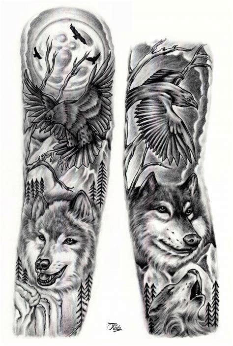 raven wolf tattoo ideas - Shag Weblogs Photographic Exhibit