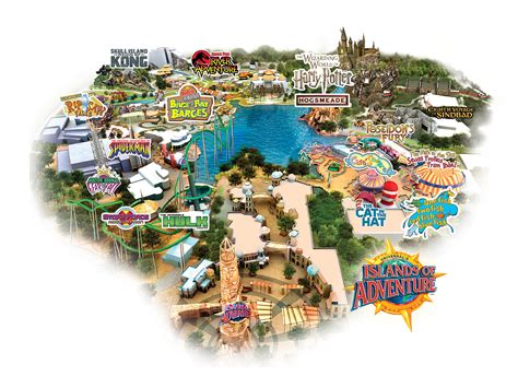 Universal Orlando Resort Park Maps - Universal Studios Orlando Vacation Packages, Discounts ...