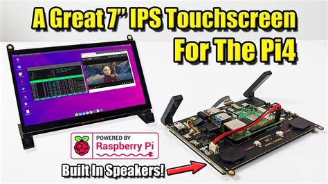 This is A Great 7 Inch IPS Touchscreen For The Raspberry Pi 4 - YouTube