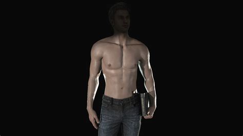 Shirtless Ethan Winters (Include 3rd person addon)