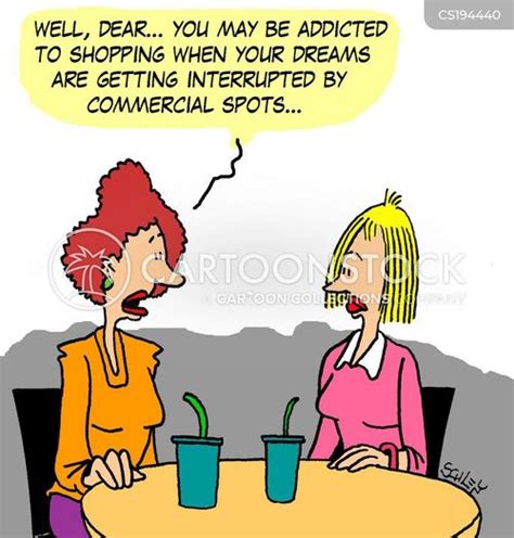 Shopping Addiction Cartoons and Comics - funny pictures from CartoonStock