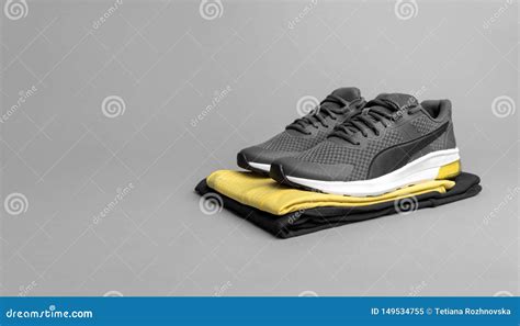 Sneakers Sportswear and Accessories. Stock Image - Image of male, mobile: 149534755