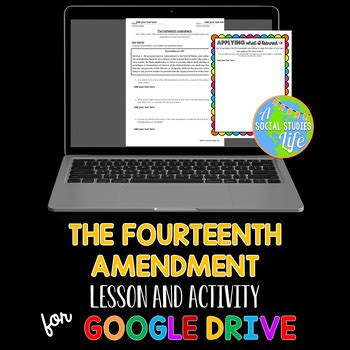 14th Amendment Reconstruction GOOGLE DRIVE by A Social Studies Life