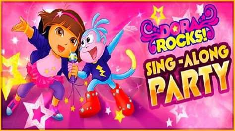 Dora The Explorer: Dora Rocks Sing Along Party - Old Flash Games - YouTube