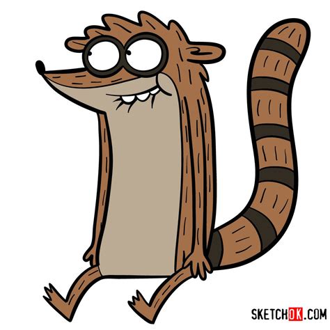 How to draw Regular Show characters - SketchOk