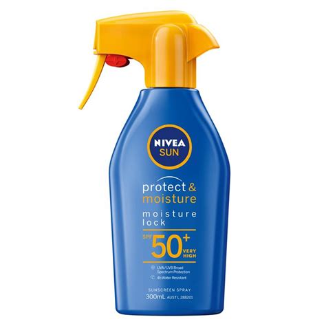 Buy Nivea Sun SPF 50+ Protect & Moisture Trigger Spray 300ml Online at ...