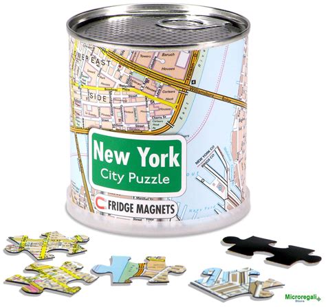 NEW YORK CITY PUZZLE - Puzzle Magnetico piantina citta' cm 36x24 Per ...