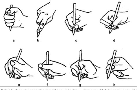 Figure 1 from Pencil grasp and children's handwriting legibility during ...