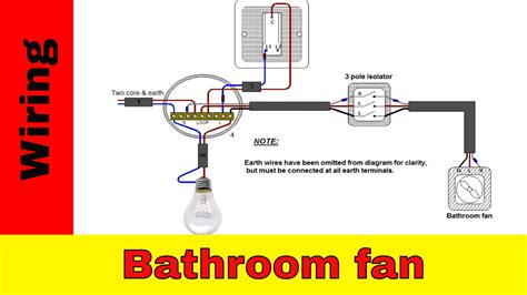 How To Wire Bathroom Fan Uk - Youtube - Wiring A Bathroom Fan And Light Diagram - Cadician's Blog