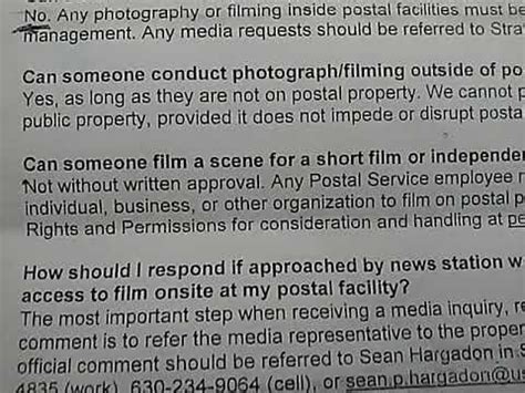 USPS Internal Memo on Poster 7 - YouTube