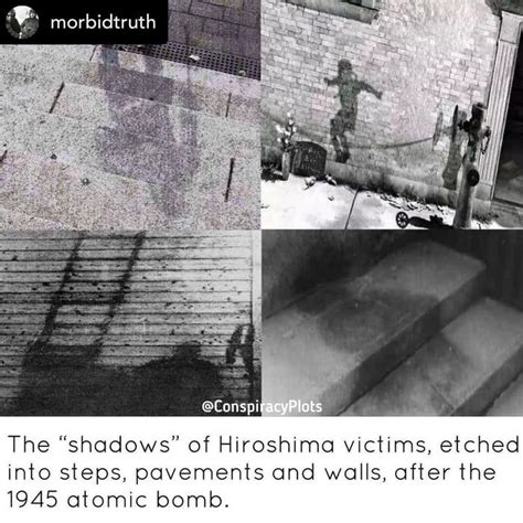 Shadows of Hiroshima victims etched into different surfaces - Awesome | Hiroshima victims ...