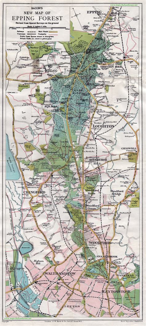 Map of Epping Forest