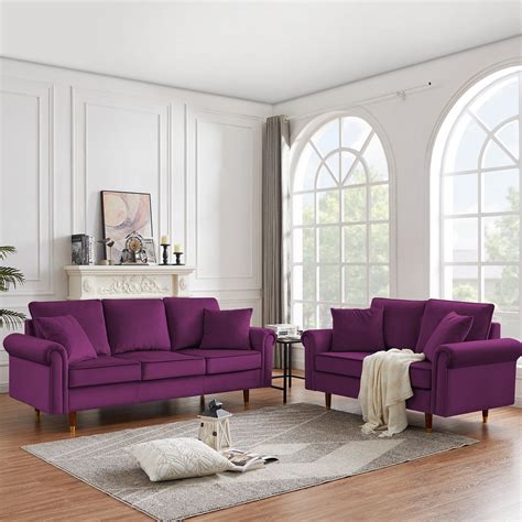 Purple Sofa Set Designs | Cabinets Matttroy