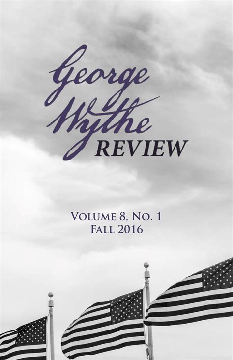 The George Wythe Review Gets A Facelift