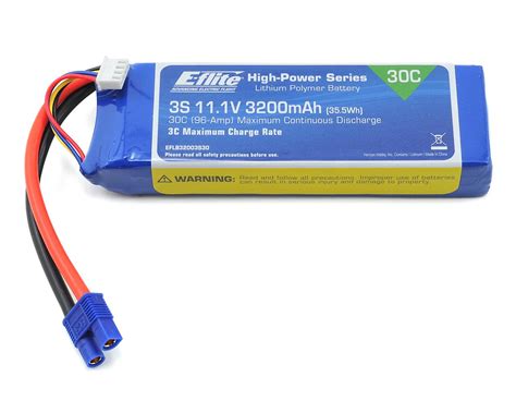 E-flite 3S LiPo Battery 30C (11.1V/3200mAh) [EFLB32003S30] | Airplanes ...