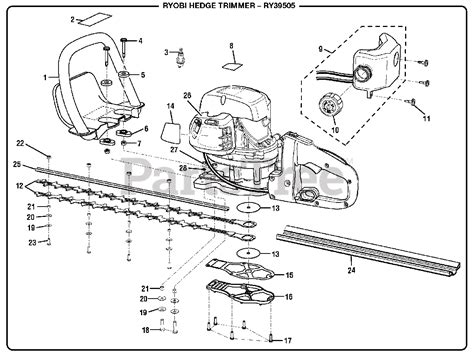 Ryobi Hedge Trimmer Parts Diagram | Webmotor.org