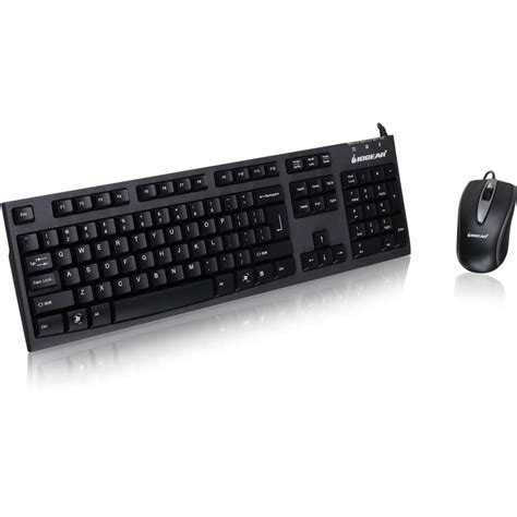 IOGEAR Spill Resistant Keyboard and Mouse Combo GKM513 B&H Photo