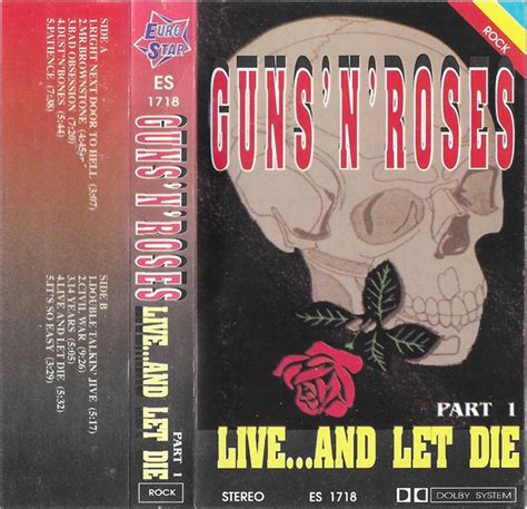 Guns N' Roses - Live...And Let Die-Part I (1992, Cassette) | Discogs