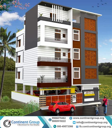 3d building elevation-3d front elevation | 3D Rendering in Bangalore