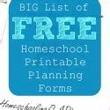 Free Printable Homeschool Planner Pages