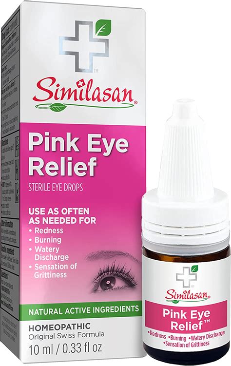 Similasan | Pink Eye Relief Eye Drops (0.33 fl.oz / 10ml) | Lazada PH