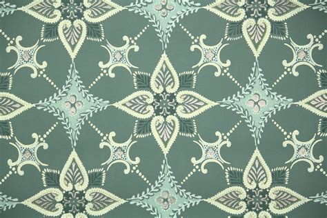 1940s Geometric Vintage Wallpaper – Hannah's Treasures Vintage Wallpaper