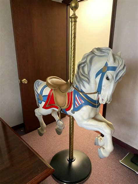 Vintage Carousel Horse - Full Size (70" x 52" x 12") - Lightly Used (Decoration) | eBay in 2020 ...