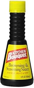 Kitchen Bouquet Browning & Seasoning Sauce, 4 OZ (Pack of 12): Amazon ...